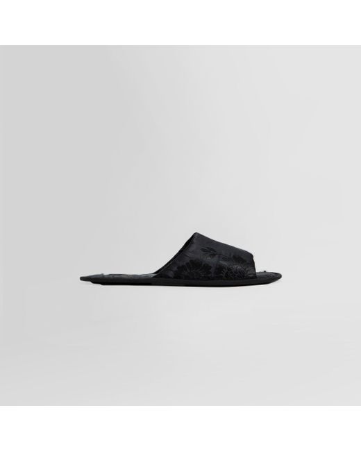 The Row Black Sandals & Slides