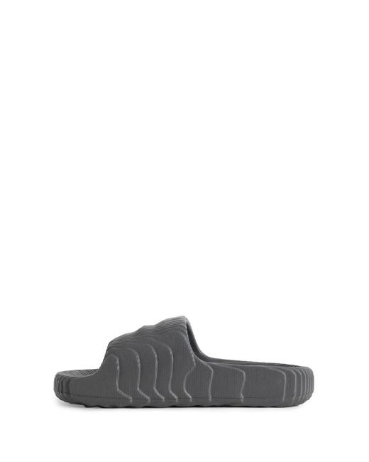 Adidas Gray Adilette 22 Slides