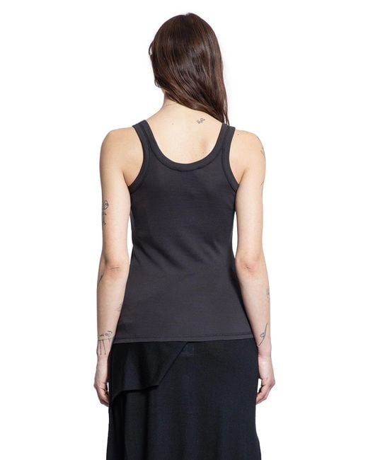 Lemaire Blue Ribbed Tank Top