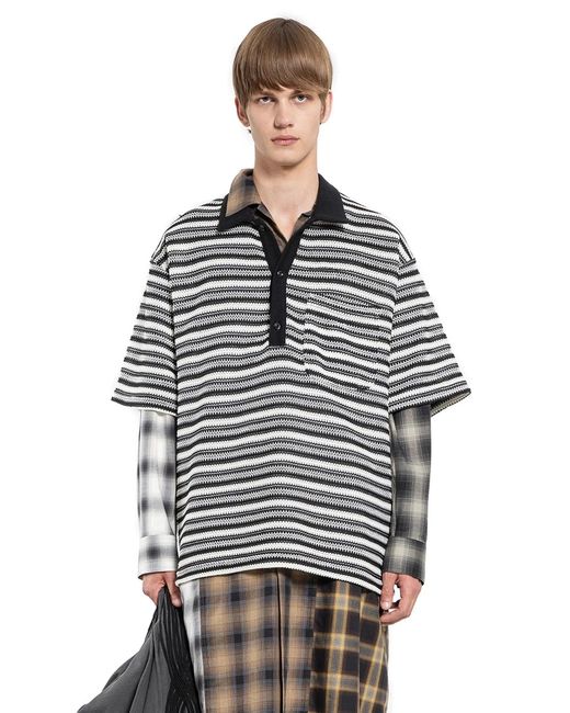 Song For The Mute Gray Gym Polo for men