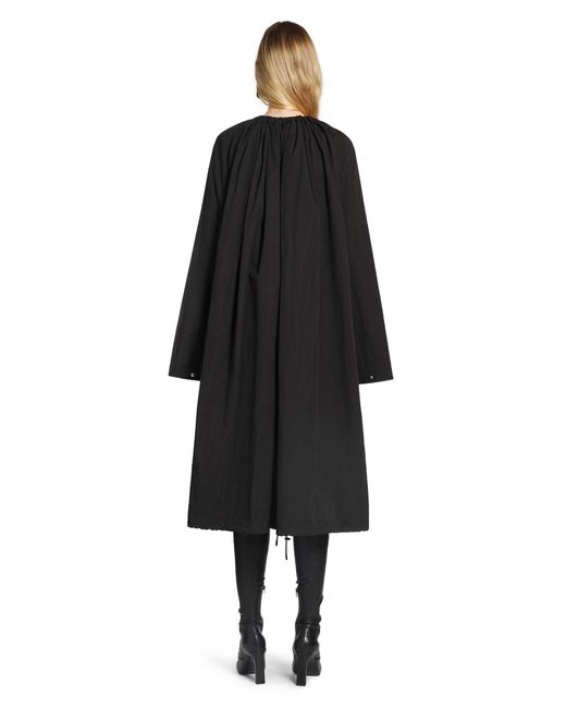 Totême  Black Gathered Parachute Coat