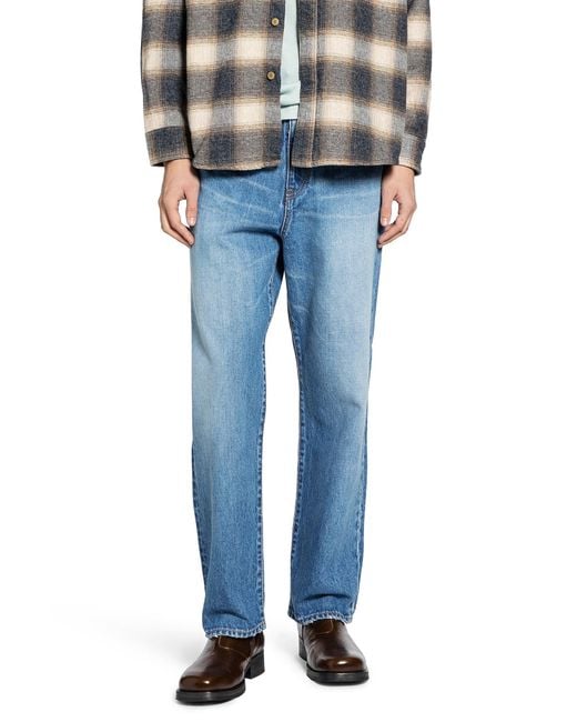 MYTHINKS Blue My Basic Denim Pants for men