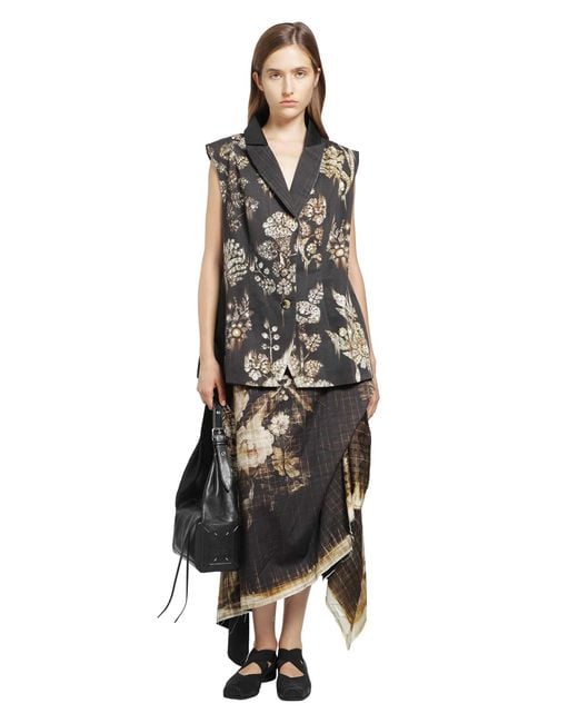 IA London Black Type One Hoisted Skirt