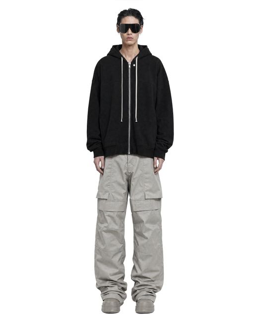 Rick Owens Black Tower Windbreaker for men