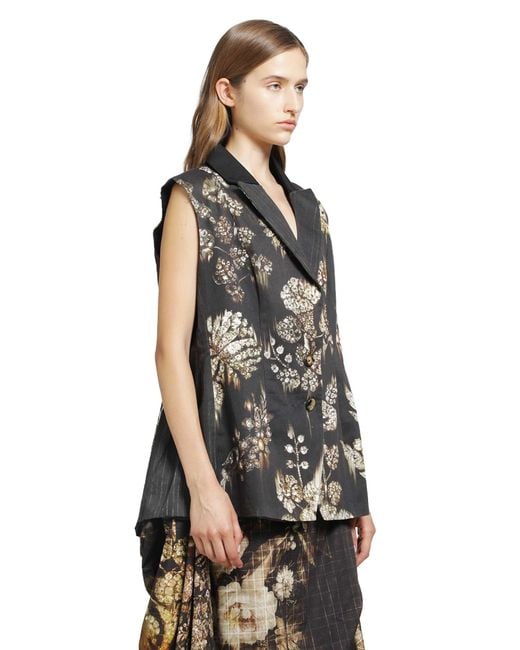 IA London Black Iris Waistcoat