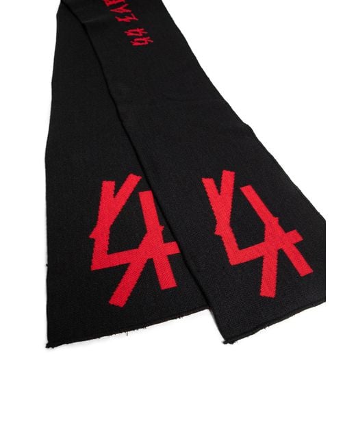 44 Label Group Black 44 Scarf for men