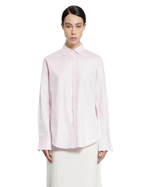 Prada White Oxford Cotton Shirt