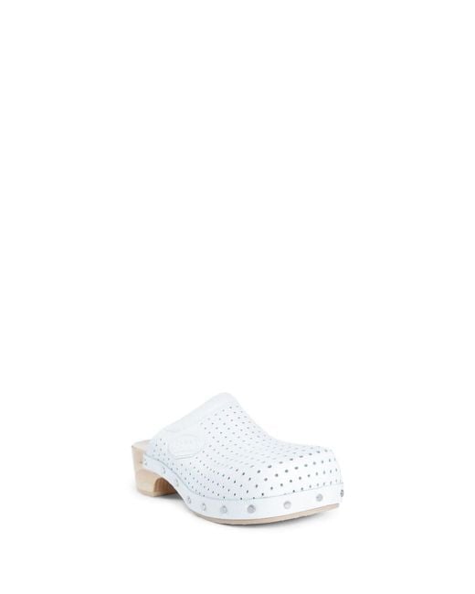 Balenciaga White Mules