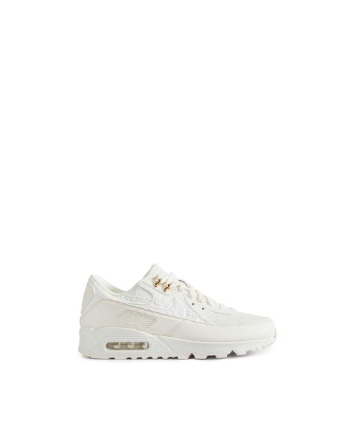 Nike White Slawn Collaboration Air Max 90 Sail Sneakers for men