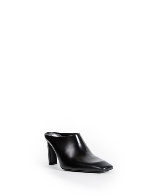 Totême  Black Bar Box-Leather Mules