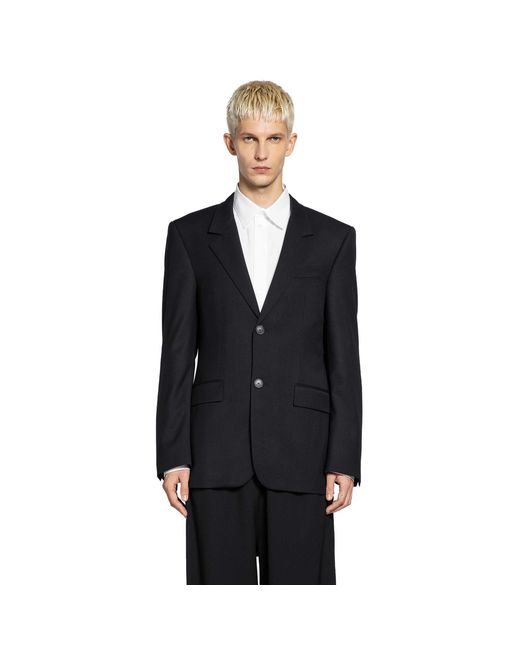 Balenciaga Black Standard Tailored Blazer for men