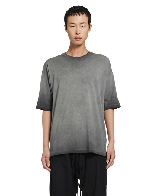 Thom Krom Gray Relaxed Fit T-Shirt for men