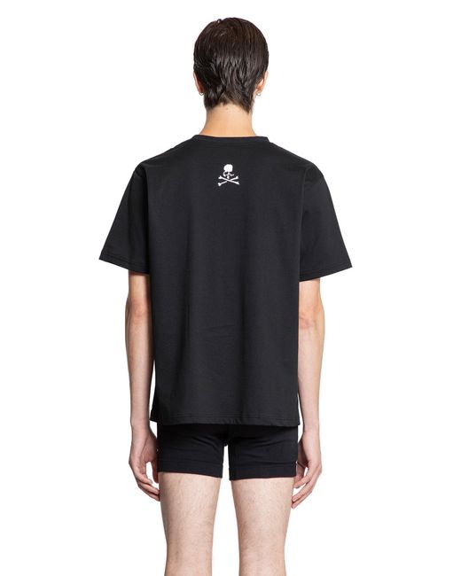 MASTERMIND WORLD Black T-Shirt And Trunks Set for men