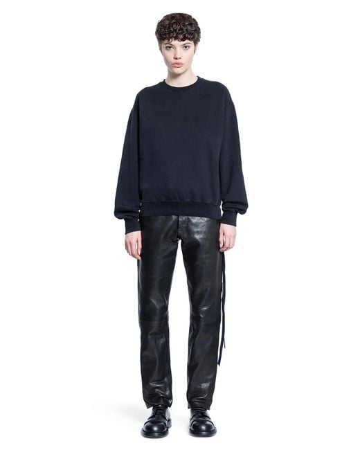 Ann Demeulemeester Blue Zelma 'Smokey Eye' Sweatshirt
