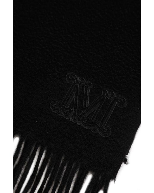 Max Mara Black Cashmere Stole