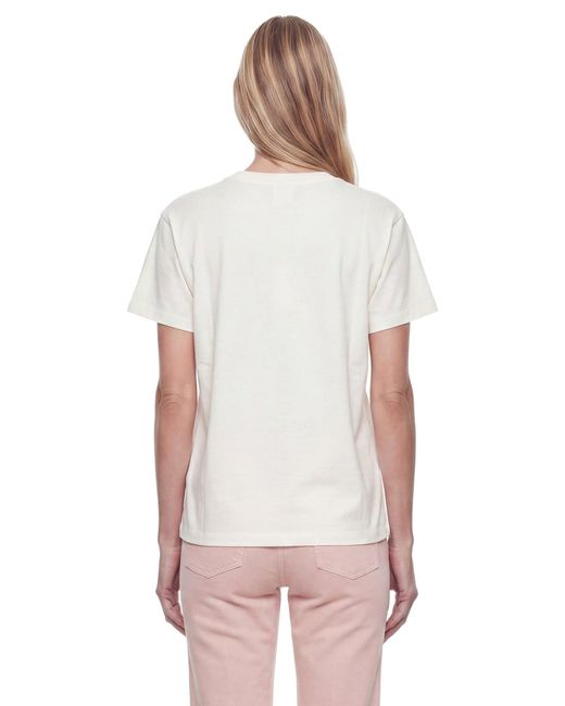 Chloé White Printed Cotton T-Shirt