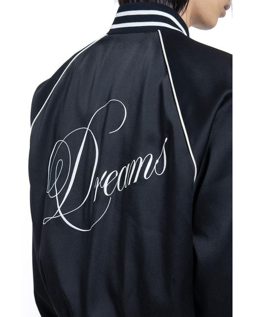 Ann Demeulemeester Blue Esko Bomber for men