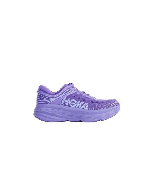 Hoka One One Purple Bondi 7 Sneakers