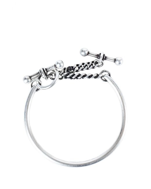 Ann Demeulemeester Metallic Naemi Slim Chain Bracelet
