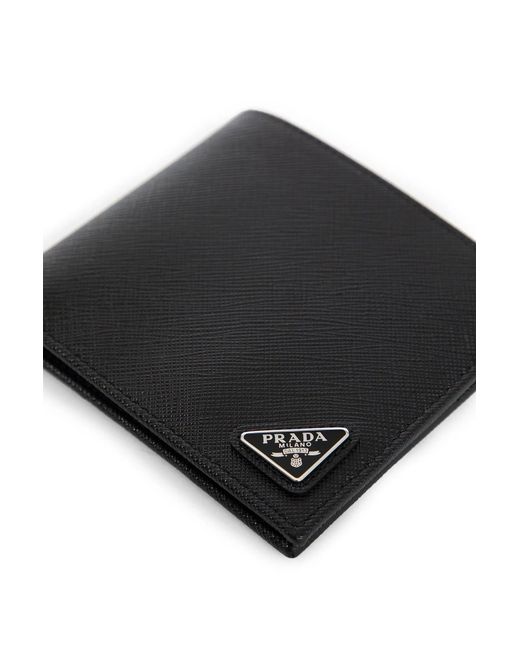 Prada Black Saffiano Leather Wallet for men