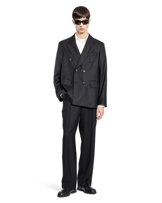 Our Legacy Black Unconstructed Db Blazer for men