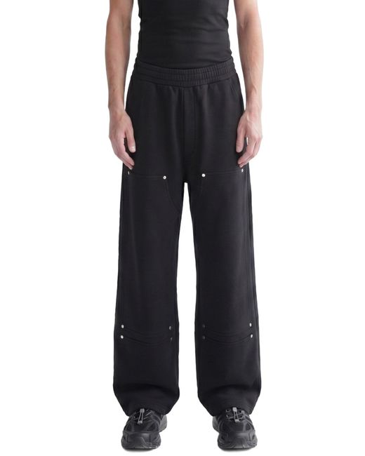 44 Label Group Black Rivets Pants for men