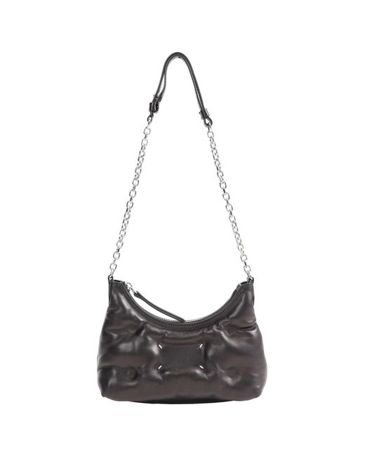 Maison Margiela Black Glam Slam Hobo Micro Bag for men
