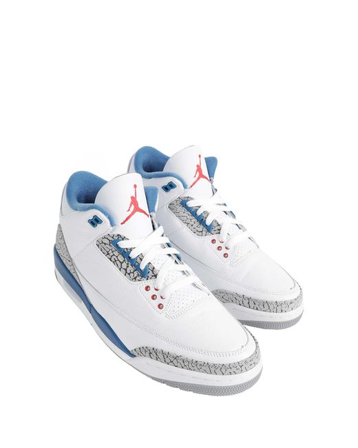 Nike Blue Air Jordan 3 True Sneakers for men