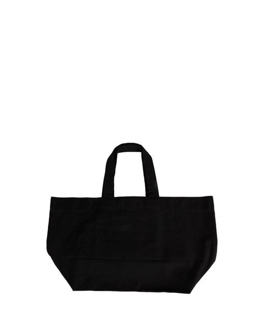 Rick Owens Black Temple Beach Bag