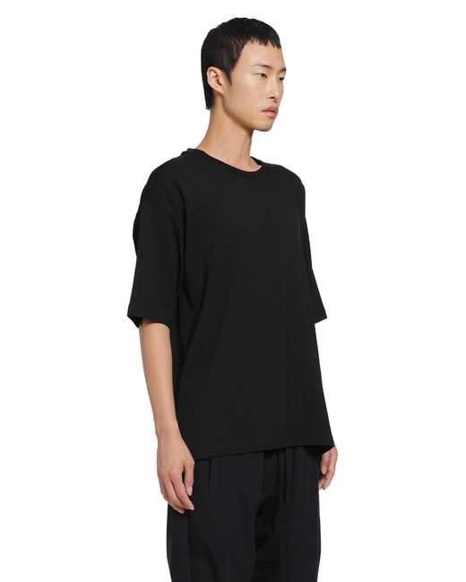 Thom Krom Black Relaxed Fit T-Shirt for men