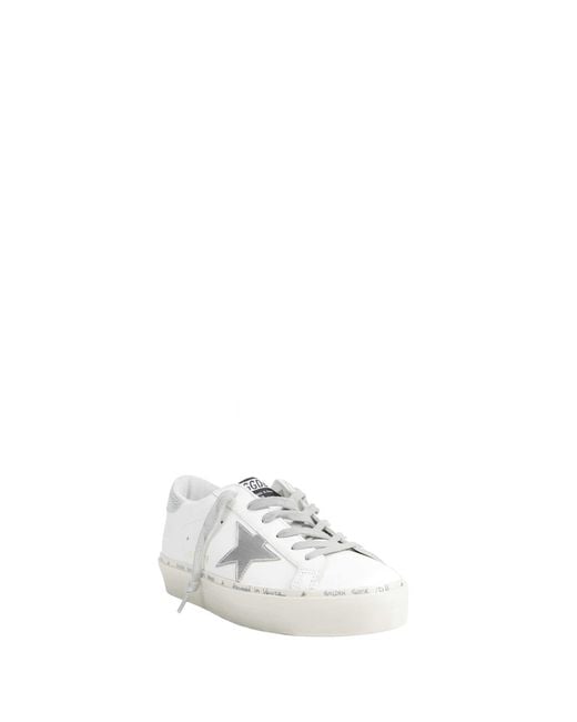 Golden Goose Deluxe Brand White Hi Star Sneakers