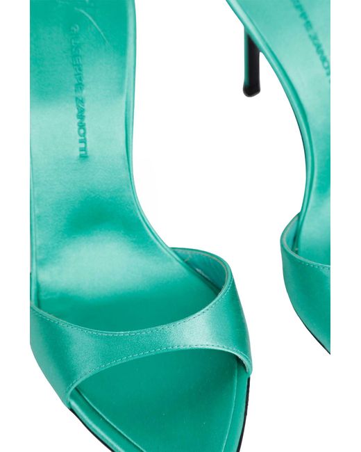 Giuseppe Zanotti Green X Antonioli Intriigo Mules