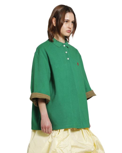 Prada Green Old Piqué Blouson Jacket