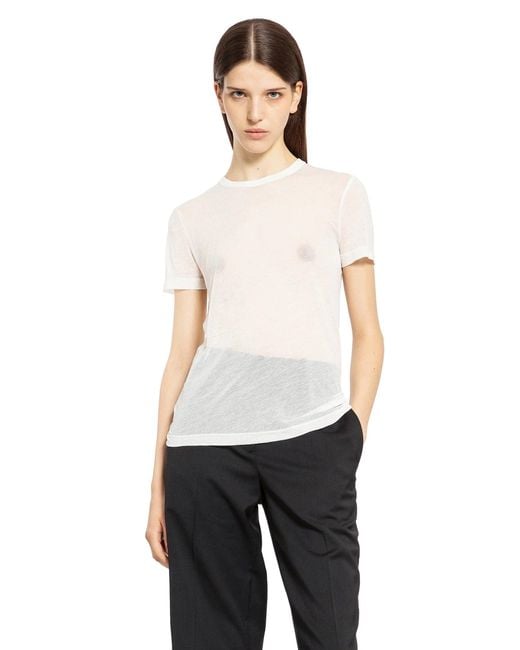 Helmut Lang White Zeroscape Tee