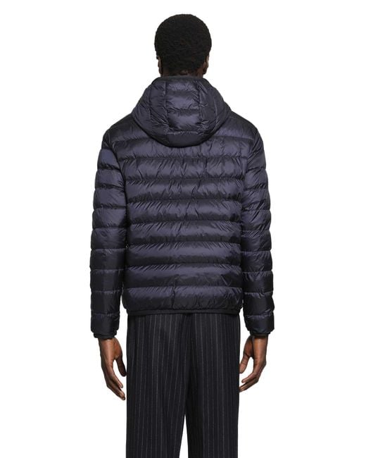 Moncler Black Ceze Reversible Hooded Short Jacket for men