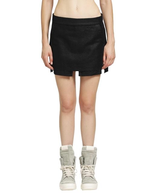 Rick Owens Black Tower Fog Cut Off Mini