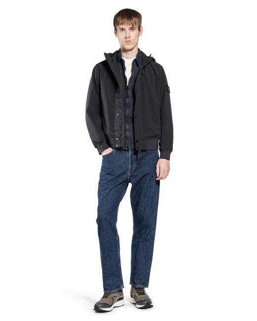 Stone Island Black 4100108 Light Soft Shell-R Jacket for men