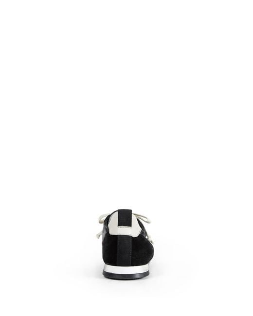 Uma Wang Black Lace-Up Sneakers