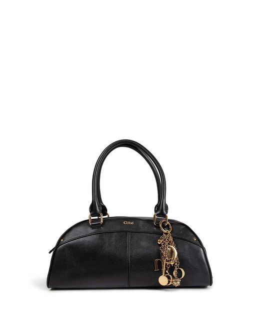 Chloé Black Bowling Bag