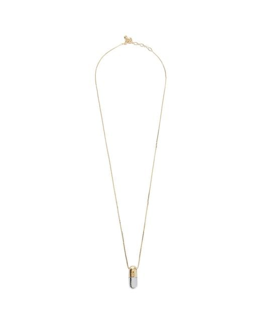 Miu Miu White Pill Necklace