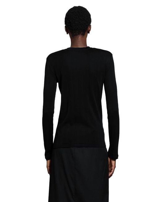 The Row Black Dantea Top