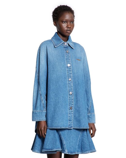 Givenchy Blue Cocoon Shirt