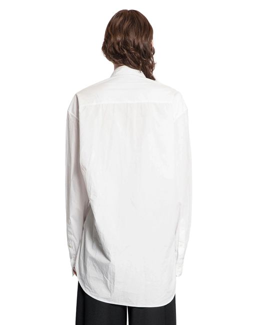 Ann Demeulemeester White Mark High Comfort Shirt for men