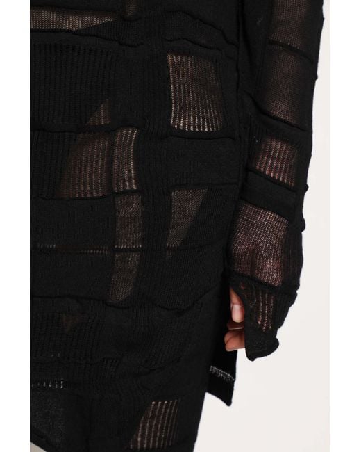 Halo Black Checked Ls3 Turtleneck Sweater