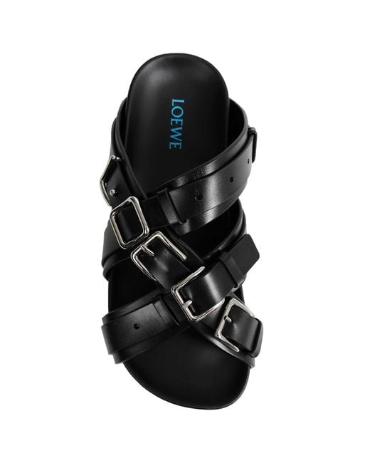 Loewe Black Type Fussbett Sandals