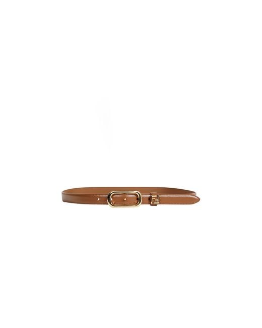 Fendi Brown Ff Belt