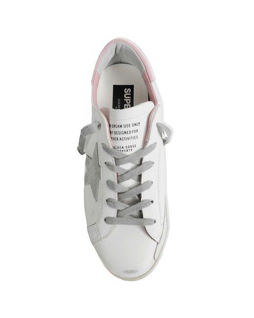 Golden Goose Deluxe Brand White Super-Star Sneakers