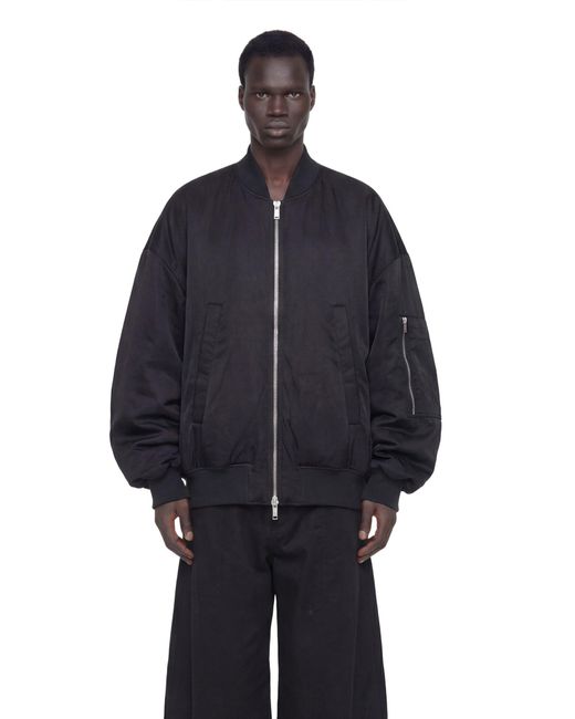 NVL-GARDE Blue Oversized Bomber Jacket for men