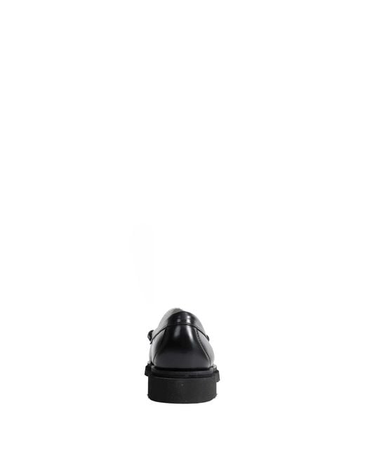 G.H.BASS Black Weejuns Step Larson Penny Loafers for men