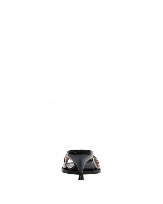 Maison Margiela Black Tabi City Sandal